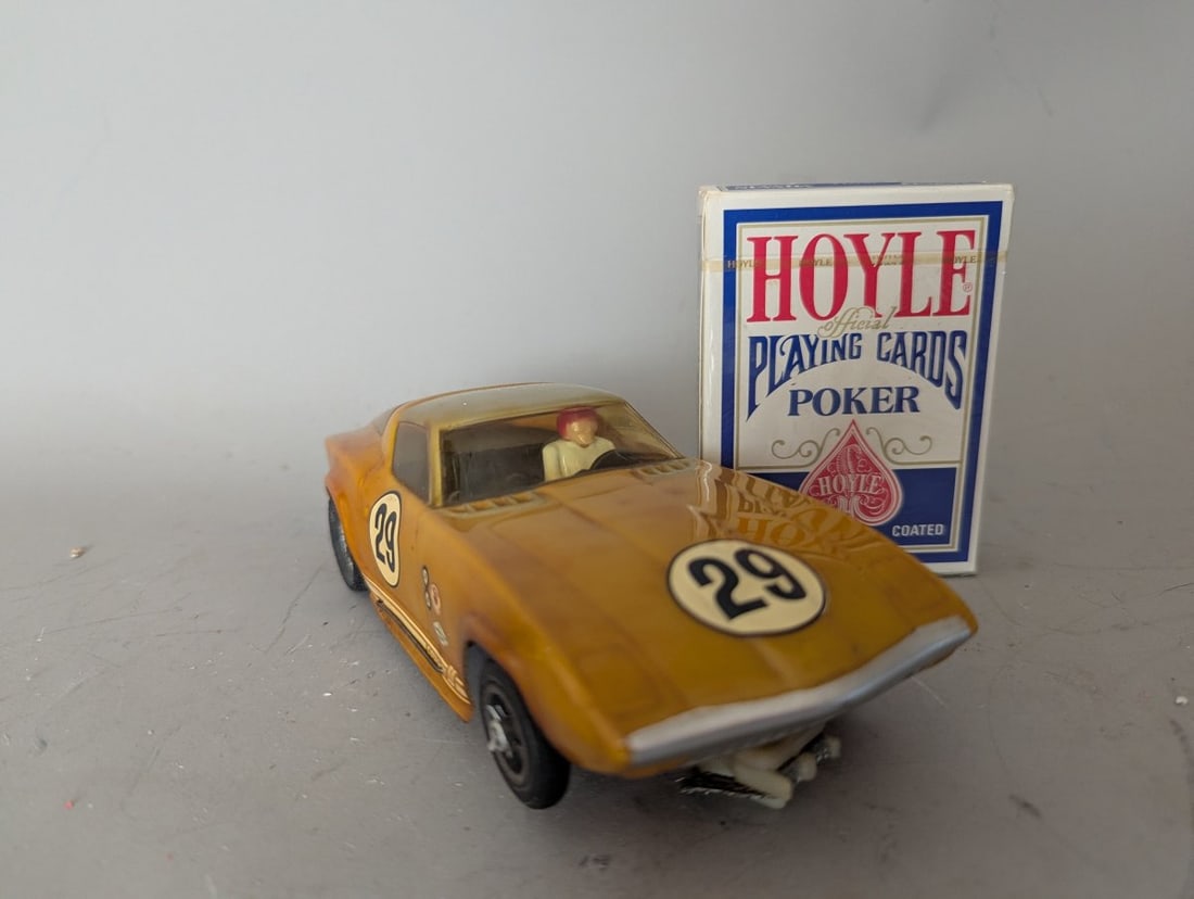 Vintage 1960s 1/24 Scale GT Slot Car Tested Runs Project Car Collectible Racing - 7