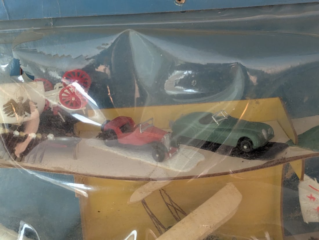 Vintage Miniature Transportation Models Set Zylmex Action Miniatures Store Display - 2