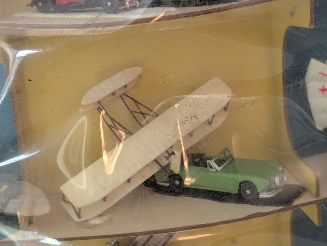 Vintage Miniature Transportation Models Set Zylmex Action Miniatures Store Display - 3