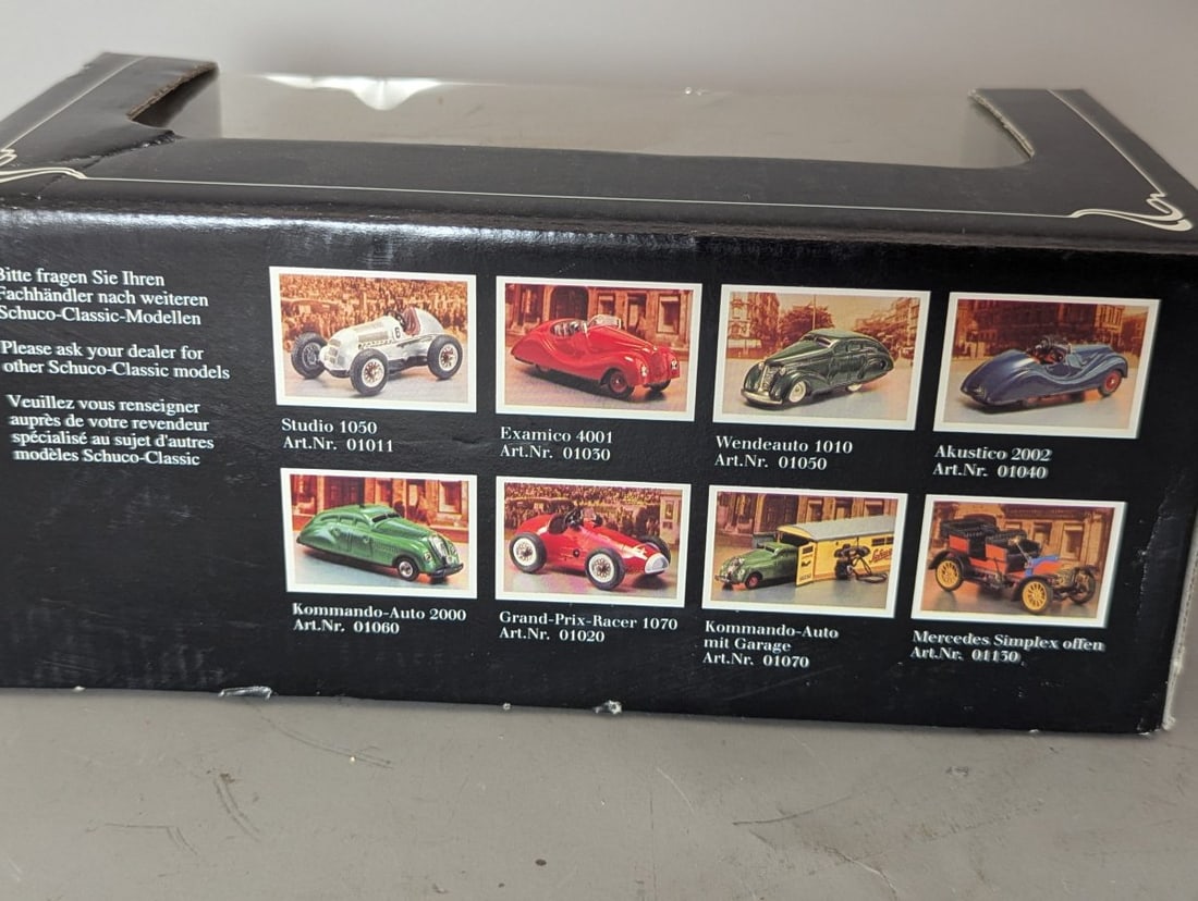 Schuco Classic Bugatti Model Car Art.Nr. 01740 New Old Stock Collectible Toy - 6