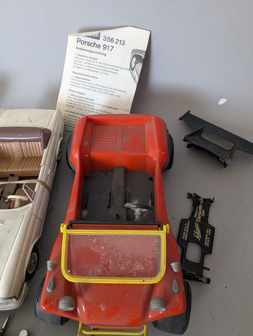 Lot of Assorted Schuco Parts and Varianto Model Cars for Restoration and Collecting - 10