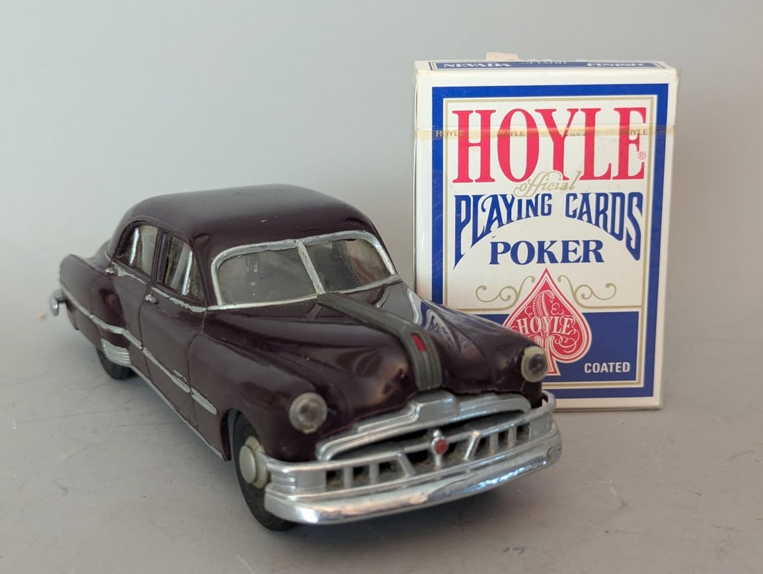 Ideal Toy Co 1949 Pontiac Streamliner Wind-Up Toy Car Classic Collector's Item - 7