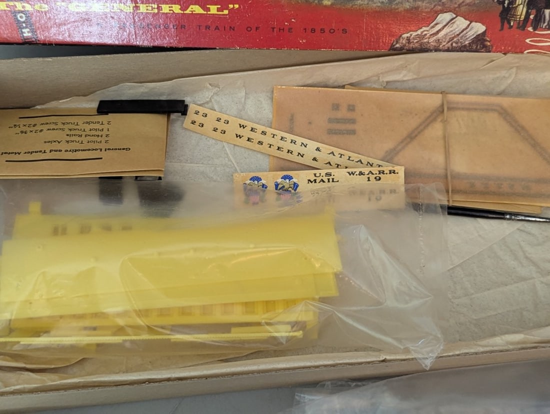 Vintage Trail-Blazers The General H-O Scale Model Train Kit Advance Molding - 5