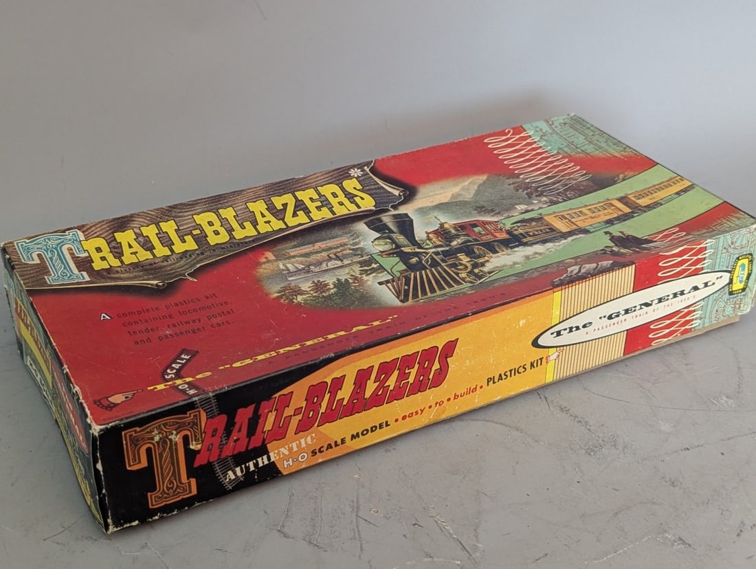 Vintage Trail-Blazers The General H-O Scale Model Train Kit Advance Molding - 6