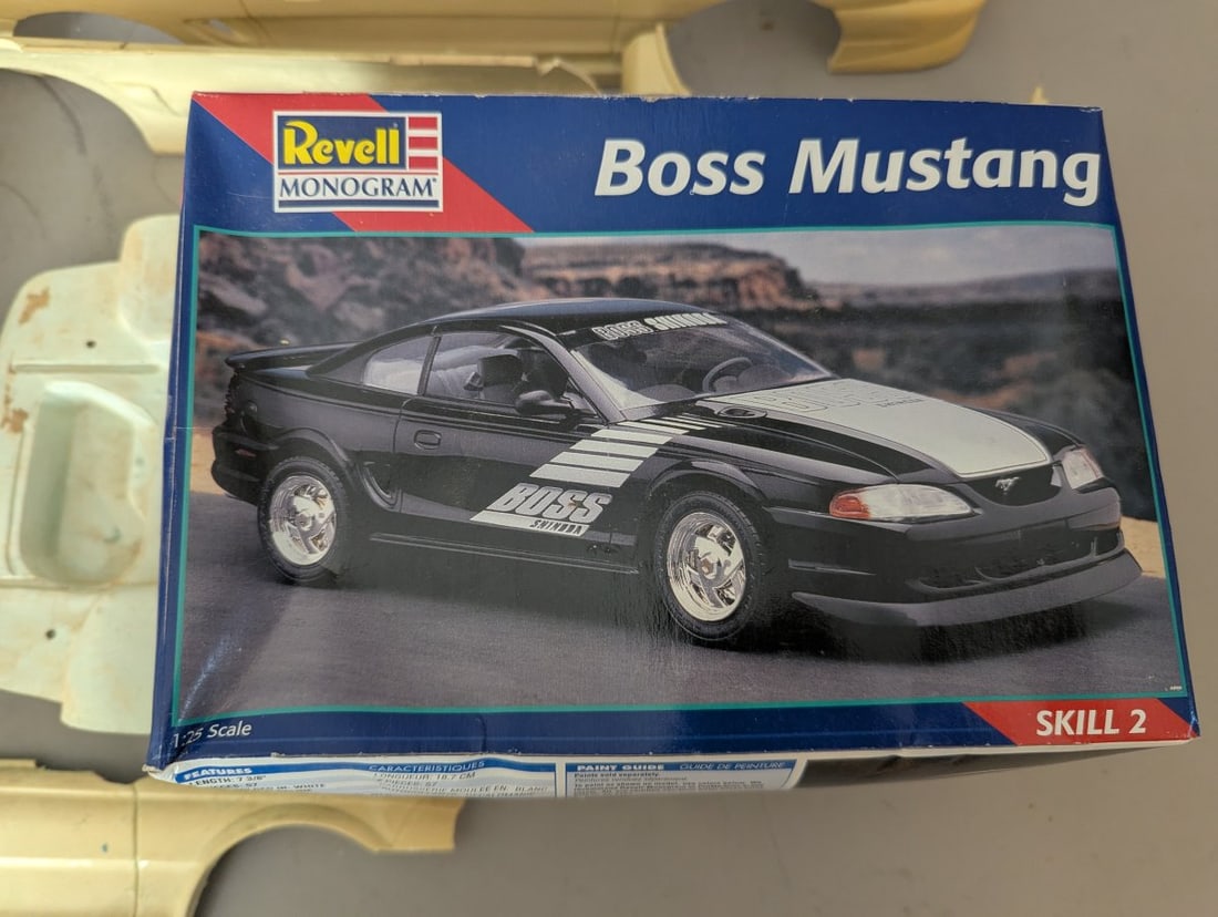 Revell Monogram Boss Mustang 1/25 Scale Model Kit Production Molds and Parts Collection - 6