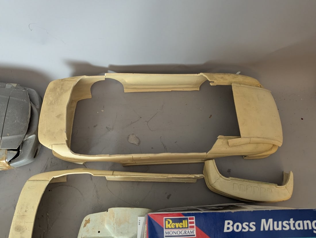 Revell Monogram Boss Mustang 1/25 Scale Model Kit Production Molds and Parts Collection - 7
