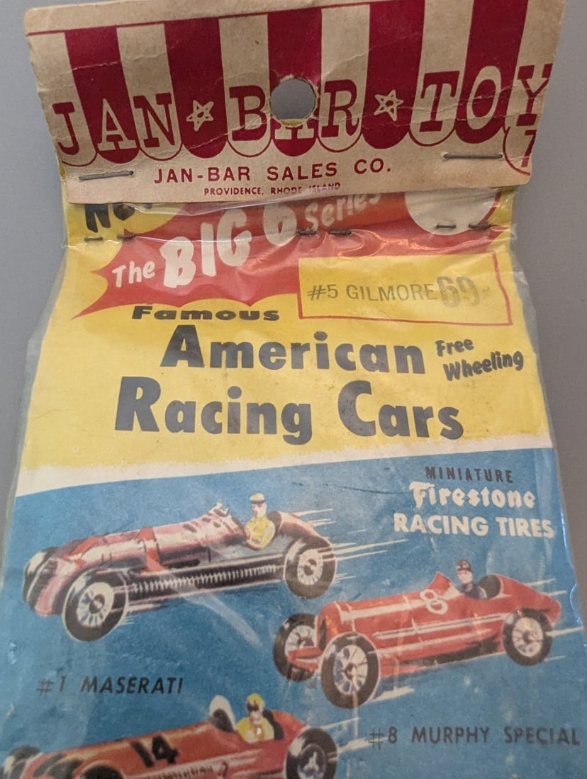 Vintage Jan-Bar Toy Gilmore Special Racing Car Model Kit Best Plastics NOS Sealed - 2
