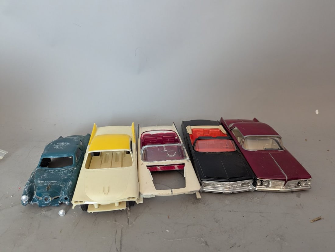 Vintage Promo Model Car Parts Lot 1959 Plymouth 1957 Belvedere 1961 Chrysler Imperial - 3