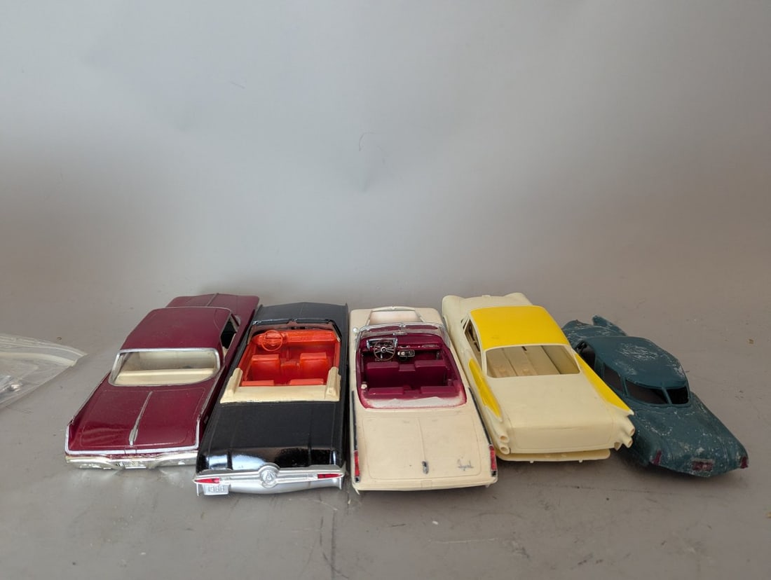 Vintage Promo Model Car Parts Lot 1959 Plymouth 1957 Belvedere 1961 Chrysler Imperial - 4