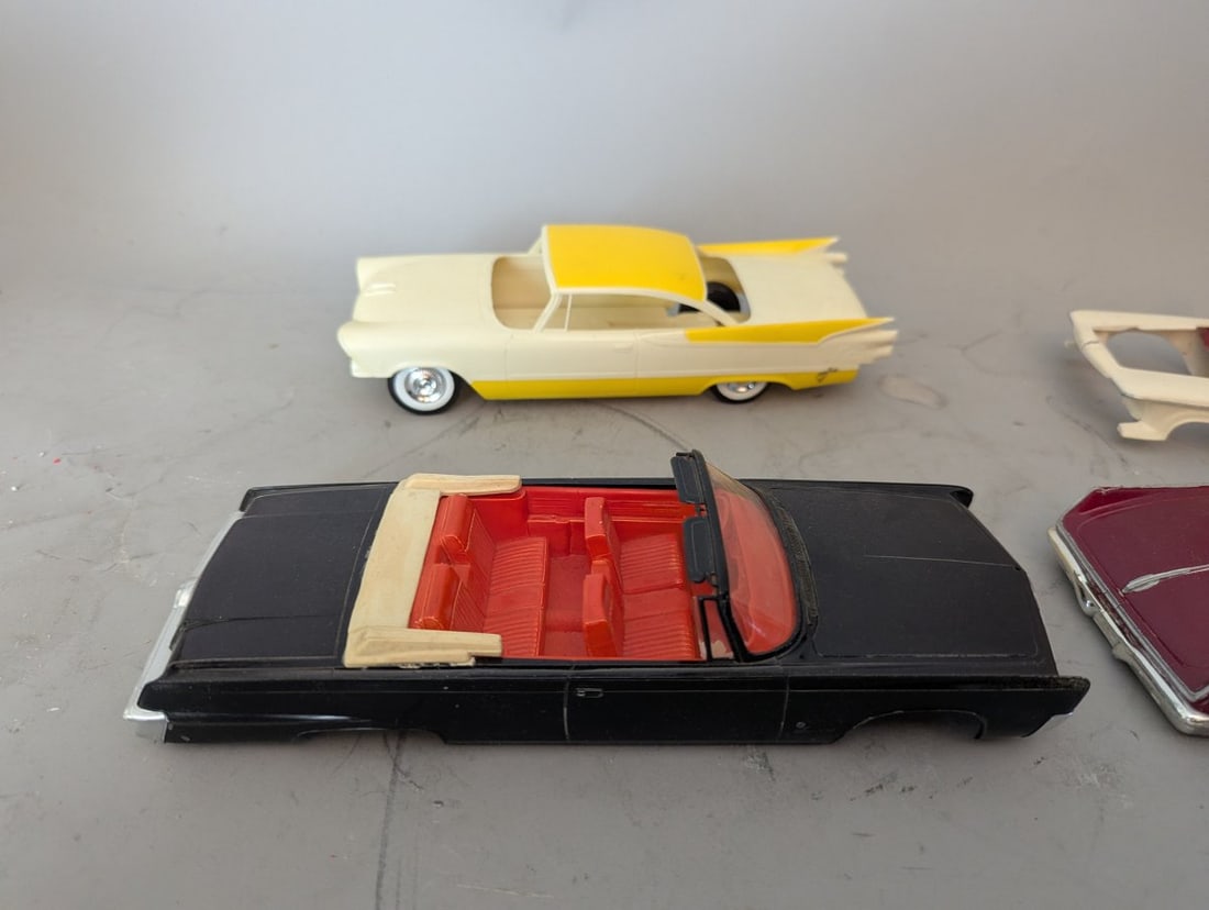 Vintage Promo Model Car Parts Lot 1959 Plymouth 1957 Belvedere 1961 Chrysler Imperial - 6