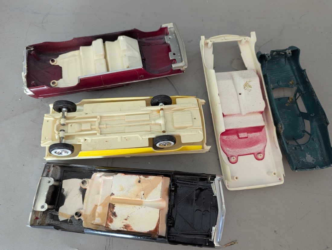 Vintage Promo Model Car Parts Lot 1959 Plymouth 1957 Belvedere 1961 Chrysler Imperial - 7