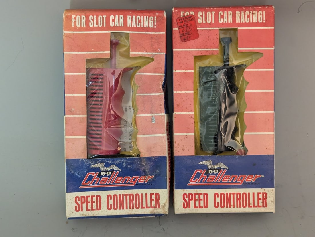 K&B Challenger Speed Controllers Set Vintage Slot Car Racing Collectibles (1 of 6)