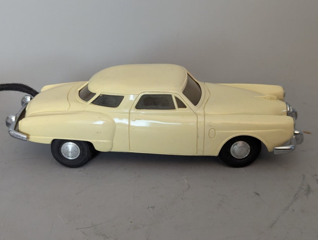 Vintage PMC 1950 Studebaker Champion Starlight Coupe Remote Control Toy Car - 2