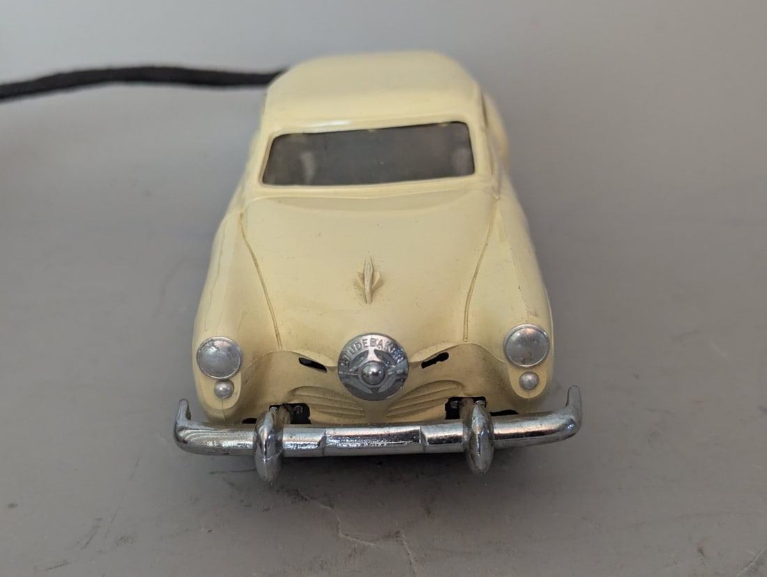 Vintage PMC 1950 Studebaker Champion Starlight Coupe Remote Control Toy Car - 3