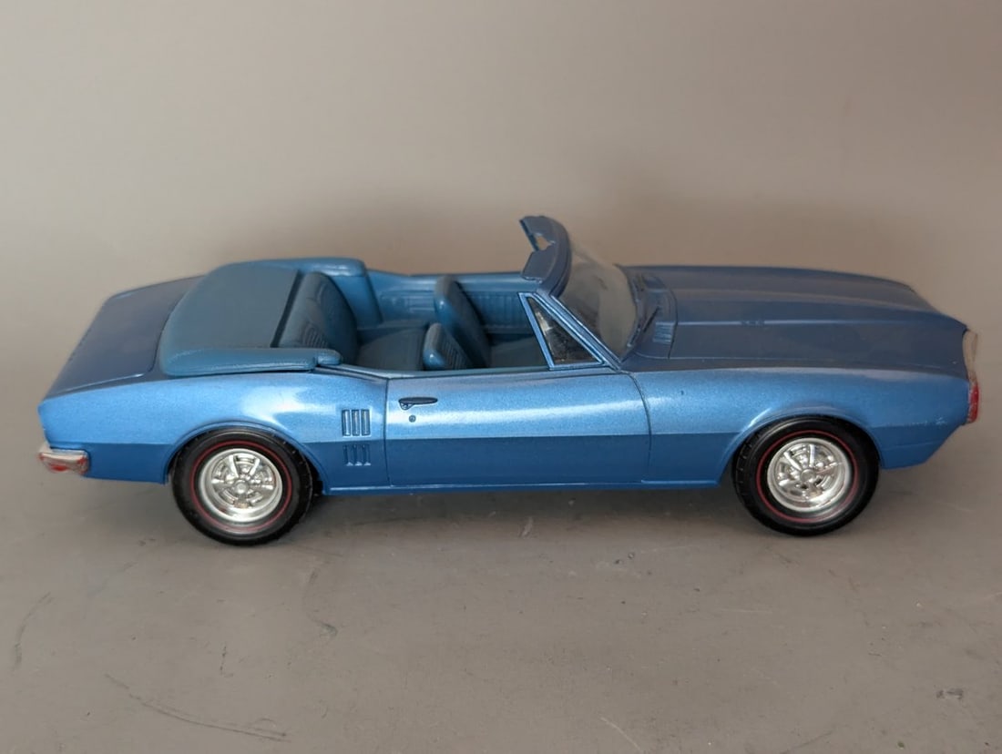 Vintage 1967 Pontiac Firebird Convertible Promotional Model Car AMT Muscle Classic - 3