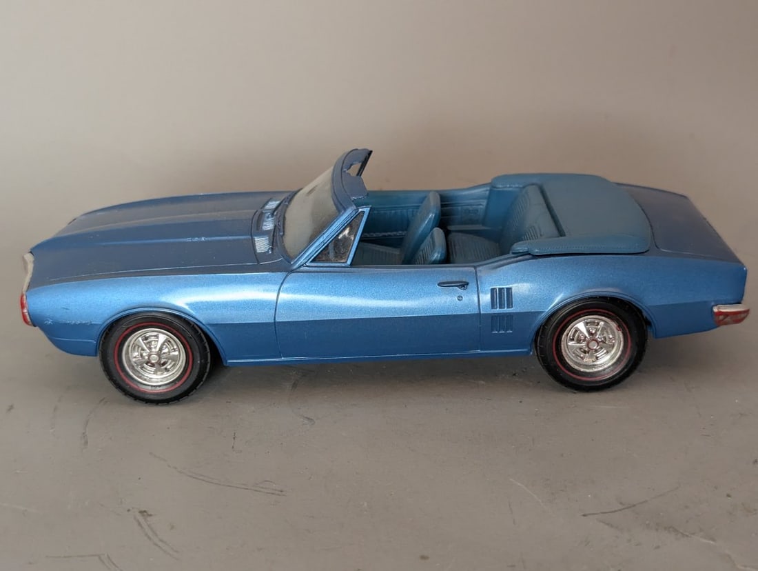 Vintage 1967 Pontiac Firebird Convertible Promotional Model Car AMT Muscle Classic - 5