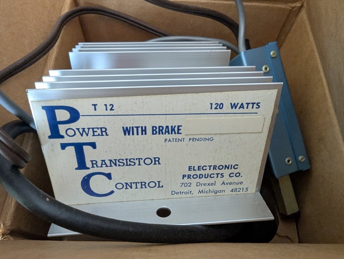 Vintage Electronic Products PTC T 12 Power Transistor Control Slot Car With Brake - 5