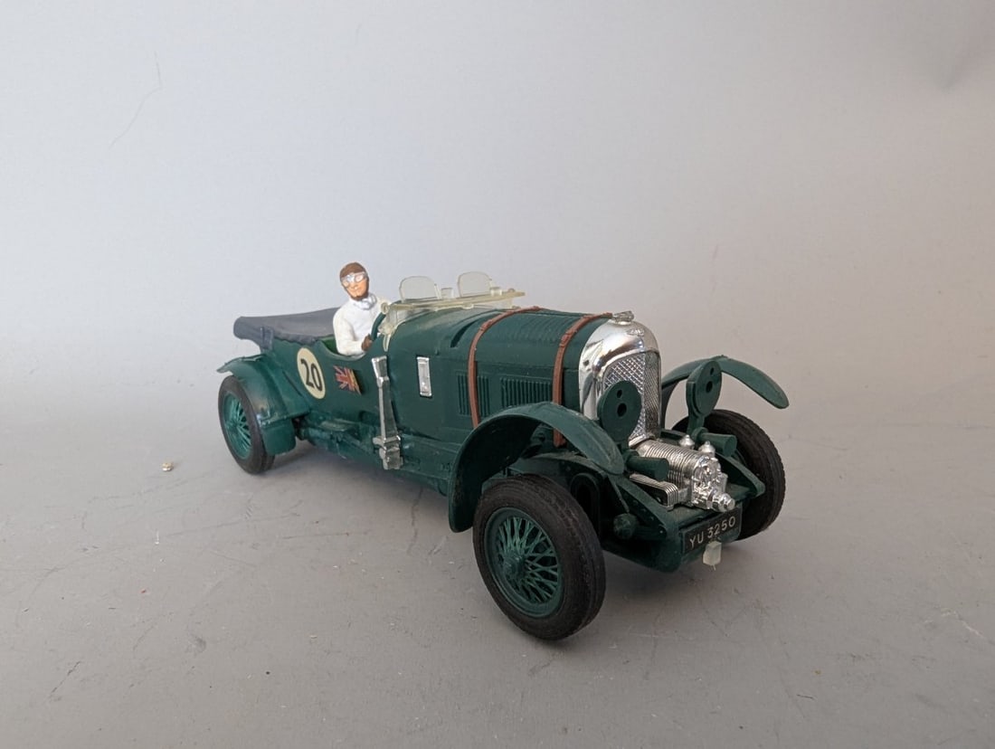 Tri-ang Scalextric Bentley C74 Vintage Slot Car 4.5 Litre 'Blower' Tested Runs Good (1 of 8)