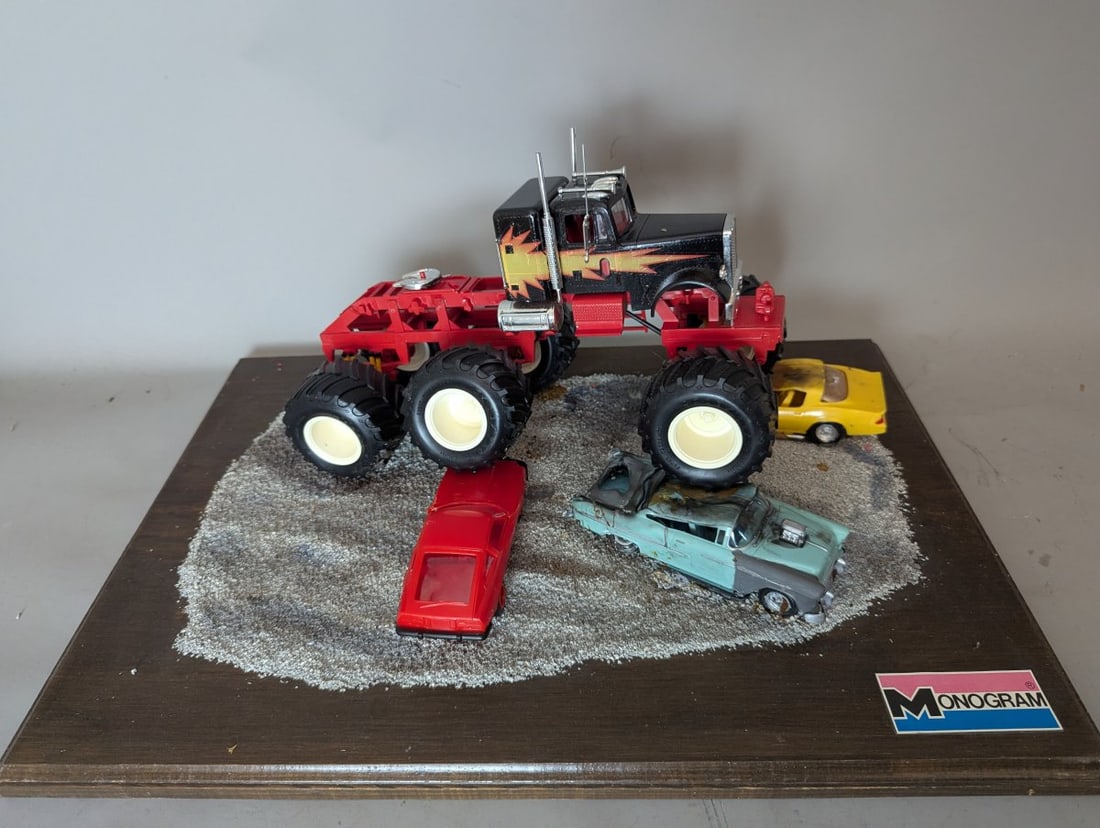 Monogram Devastator Monster Truck Store Display Diorama Vintage Point-of-Sale Collectible - 2
