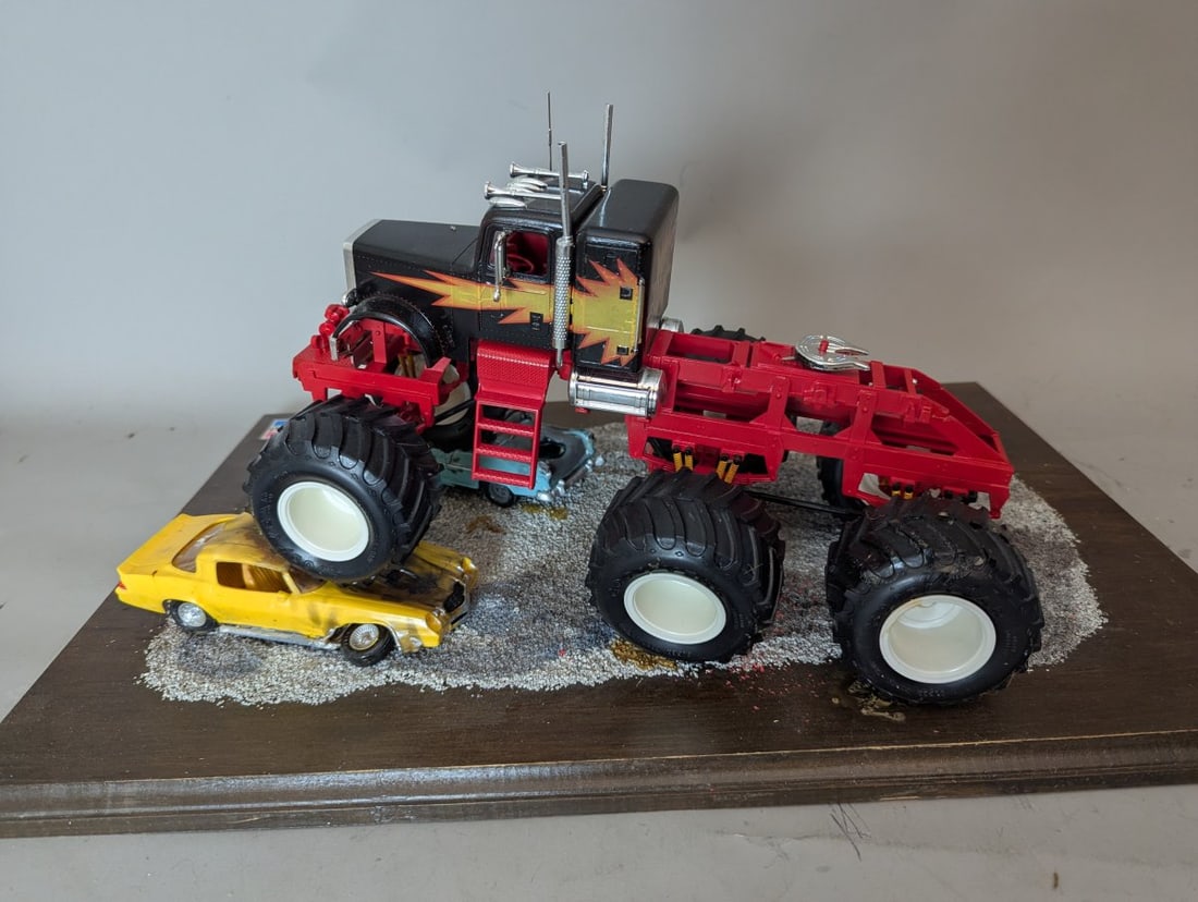 Monogram Devastator Monster Truck Store Display Diorama Vintage Point-of-Sale Collectible - 5