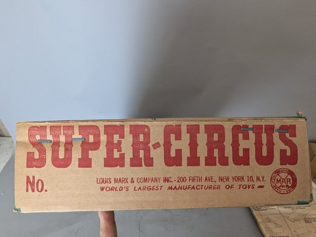 Louis Marx Super Circus Playset Vintage Toy Complete New Old Stock - 3