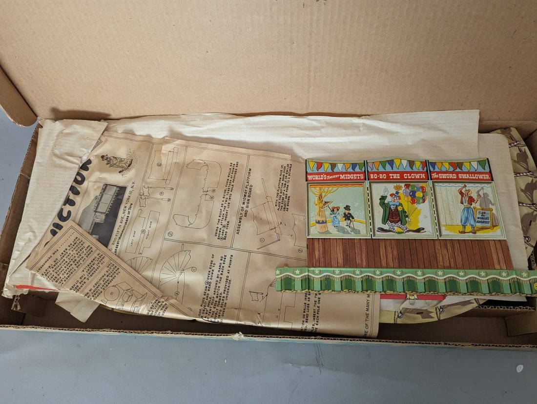 Louis Marx Super Circus Playset Vintage Toy Complete New Old Stock - 5