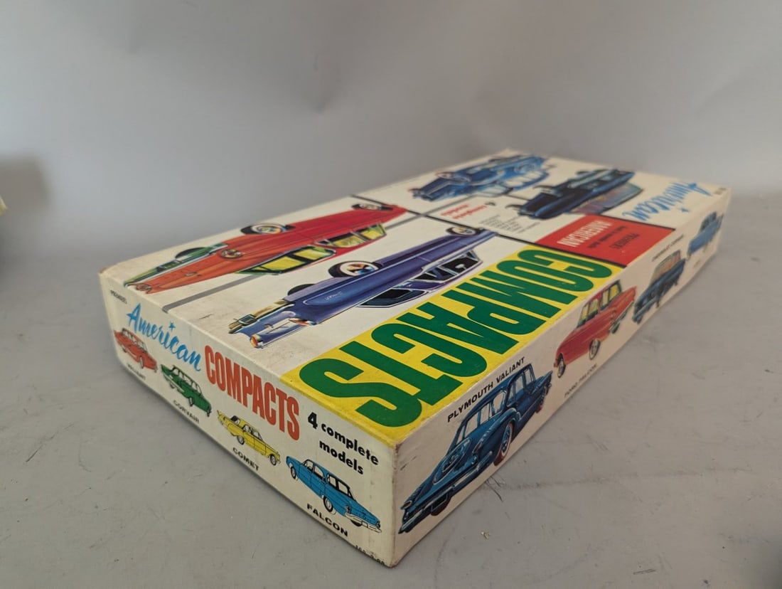 Premier American Compacts 4-Car Model Kit Set No. 160-3.98 Vintage Auto Collectibles - 8