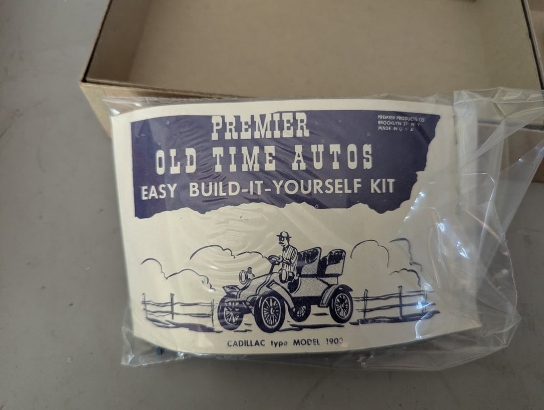 Vintage Premier 4 Old Timers Model Car Kit Set No. 298 Unbuilt Collectible - 4