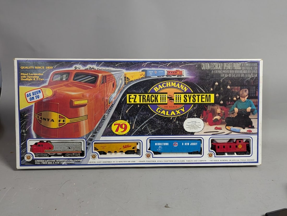Bachmann Galaxy E-Z Track HO Scale Electric Train Set 00610 New Old Stock (1 of 7)