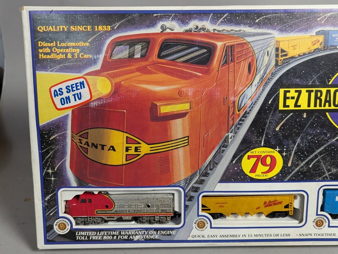 Bachmann Galaxy E-Z Track HO Scale Electric Train Set 00610 New Old Stock - 2
