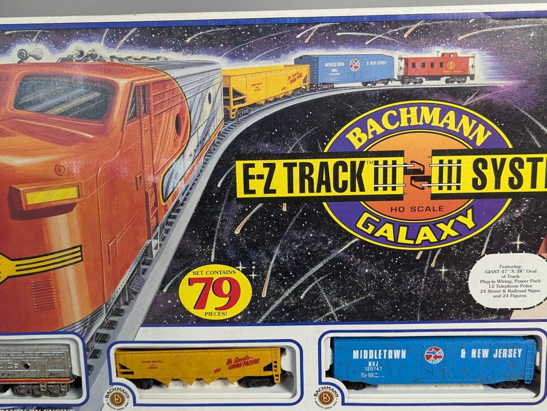 Bachmann Galaxy E-Z Track HO Scale Electric Train Set 00610 New Old Stock - 3