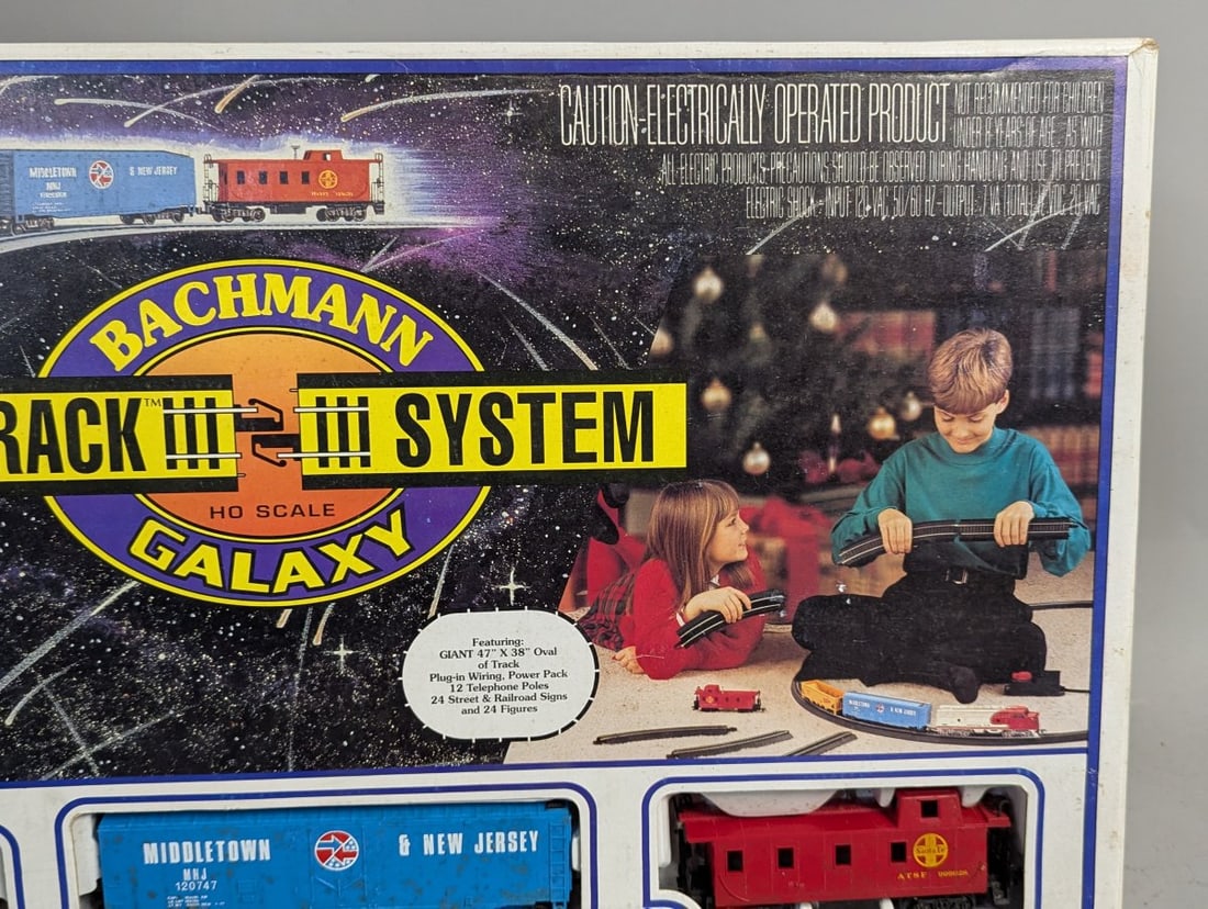 Bachmann Galaxy E-Z Track HO Scale Electric Train Set 00610 New Old Stock - 4