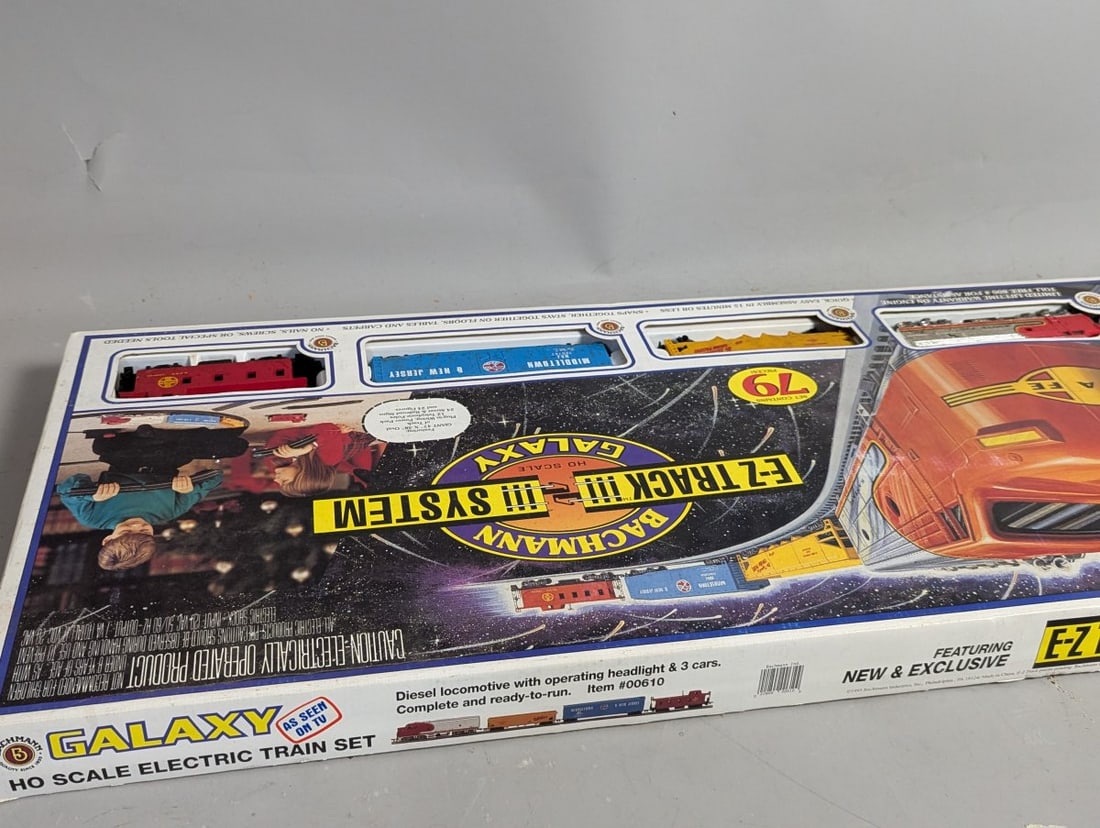 Bachmann Galaxy E-Z Track HO Scale Electric Train Set 00610 New Old Stock - 7