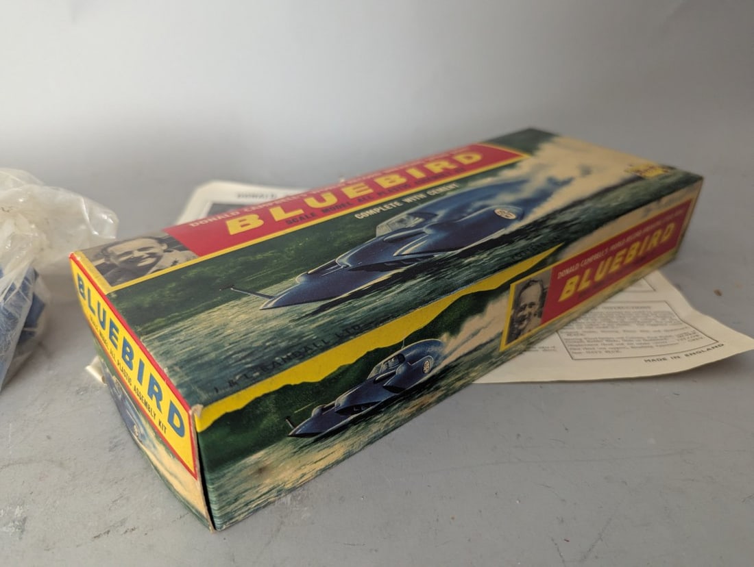 Merit Donald Campbell's Bluebird K7 Scale Model Kit Vintage Unbuilt Collectible - 5