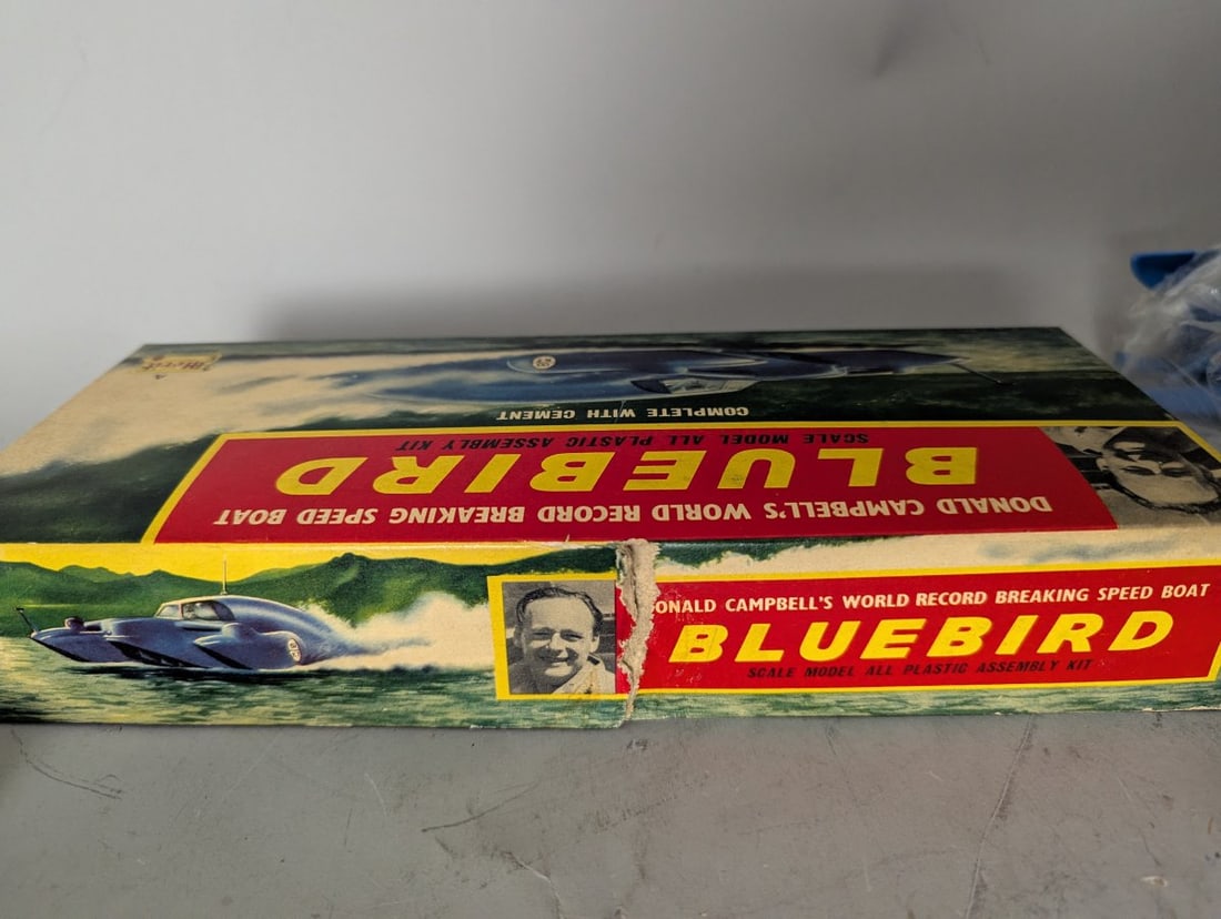 Merit Donald Campbell's Bluebird K7 Scale Model Kit Vintage Unbuilt Collectible - 6
