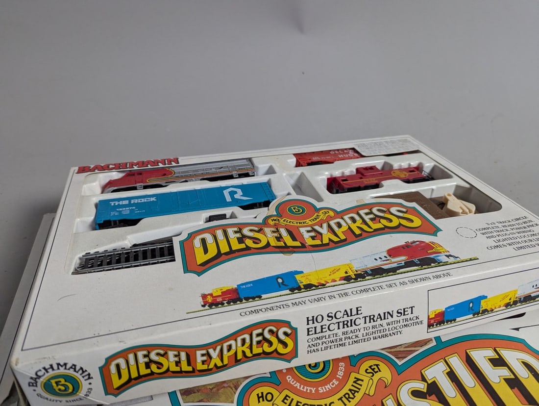 Vintage Bachmann HO Scale Electric Train Sets Collection Diesel Express Hustler Rail King - 5