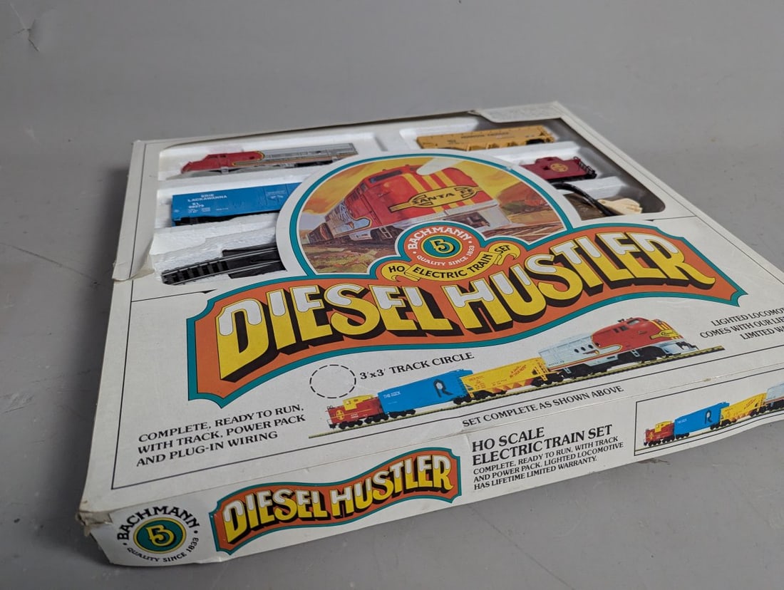 Vintage Bachmann HO Scale Electric Train Sets Collection Diesel Express Hustler Rail King - 8