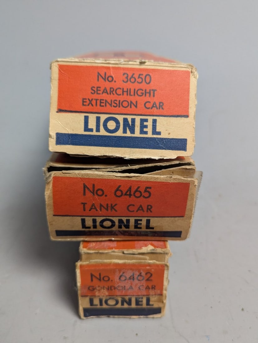 Lionel O-Gauge Model Train Cars Collection Post-War Era with Original Boxes - 6