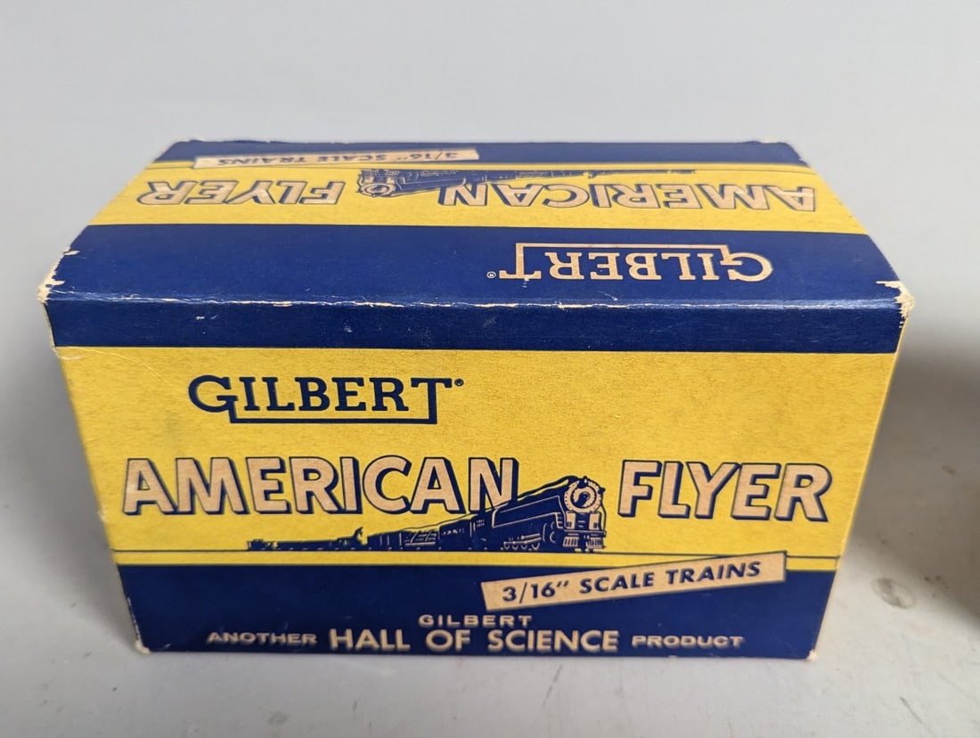 Gilbert American Flyer Whistling Billboards Steam and Diesel Vintage Model Train Set - 4