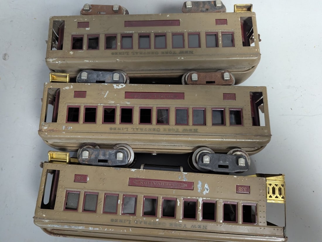 Lionel Prewar Standard Gauge Train Set No. 318 337 338 Electric Locomotive and Cars - 10