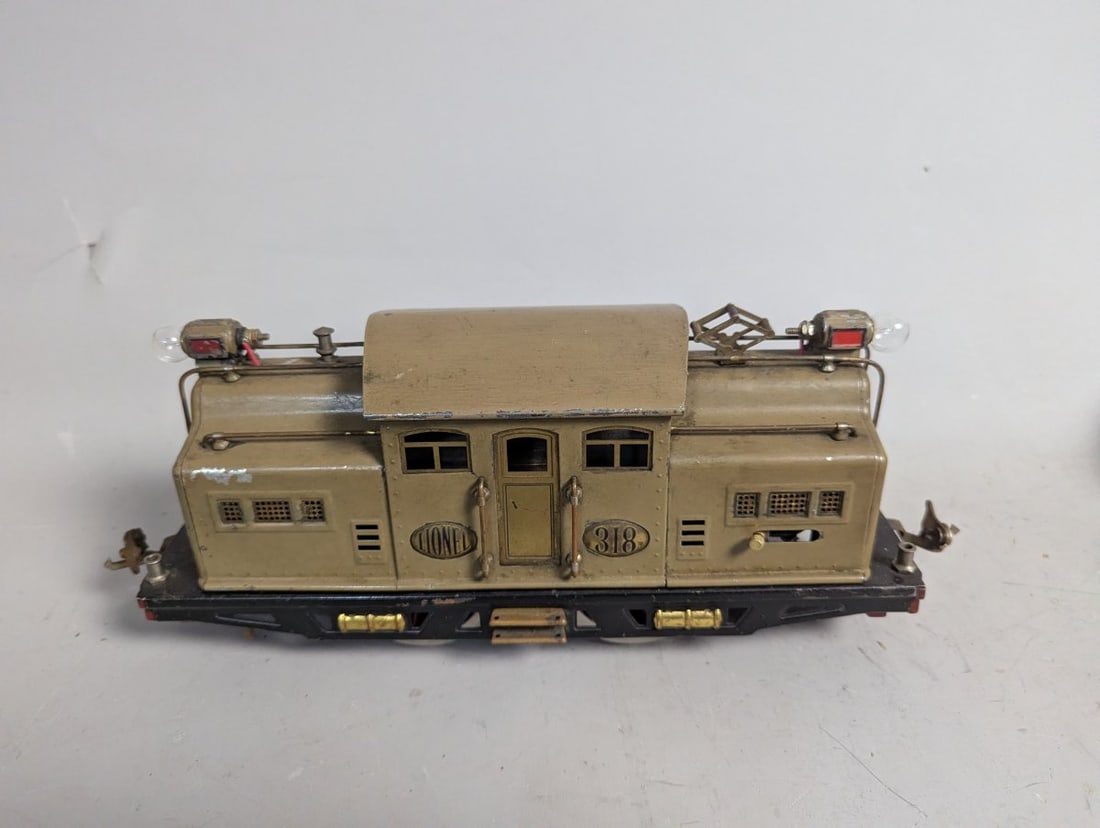 Lionel Prewar Standard Gauge Train Set No. 318 337 338 Electric Locomotive and Cars - 4