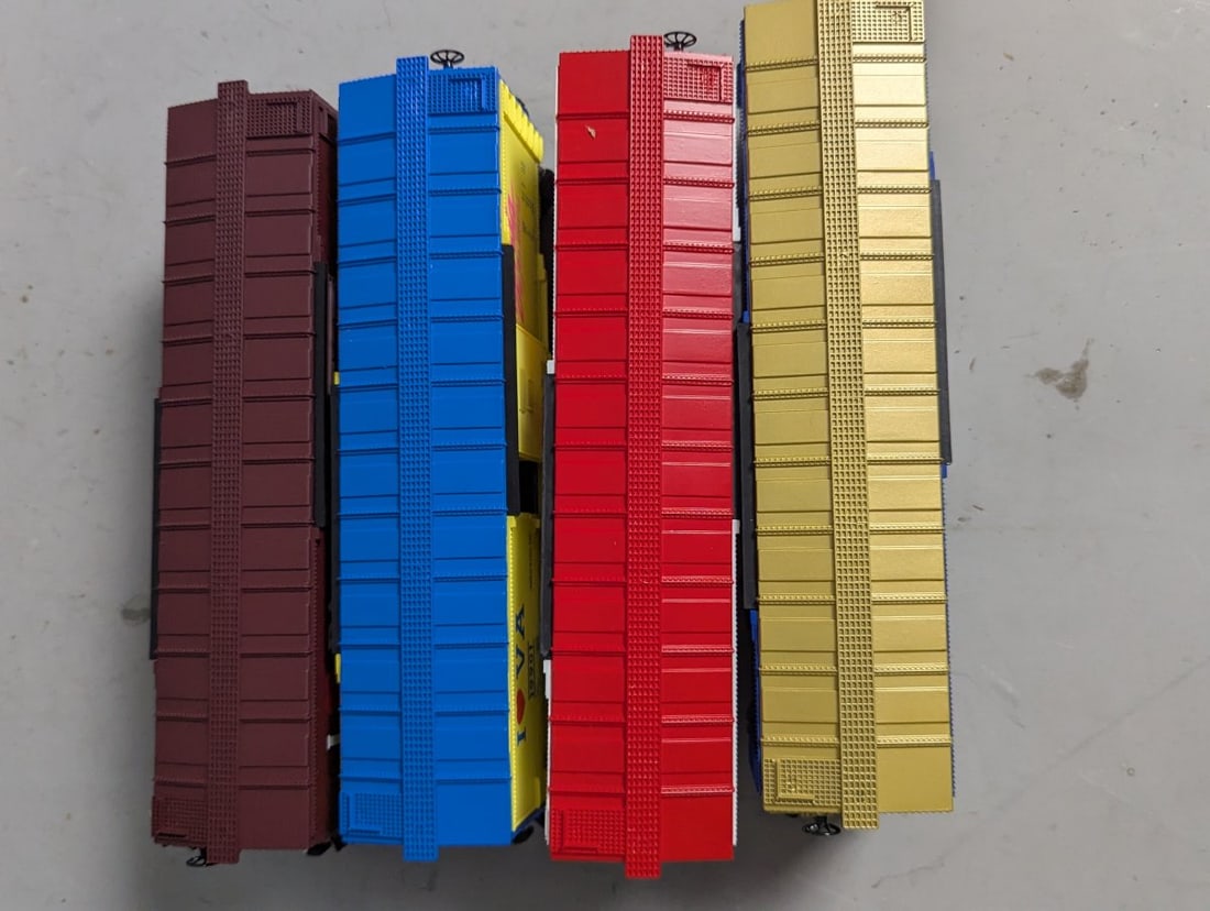 Lionel O-Gauge I Love Boxcar Collection from 1990s - Pennsylvania Virginia California Ohio - 3