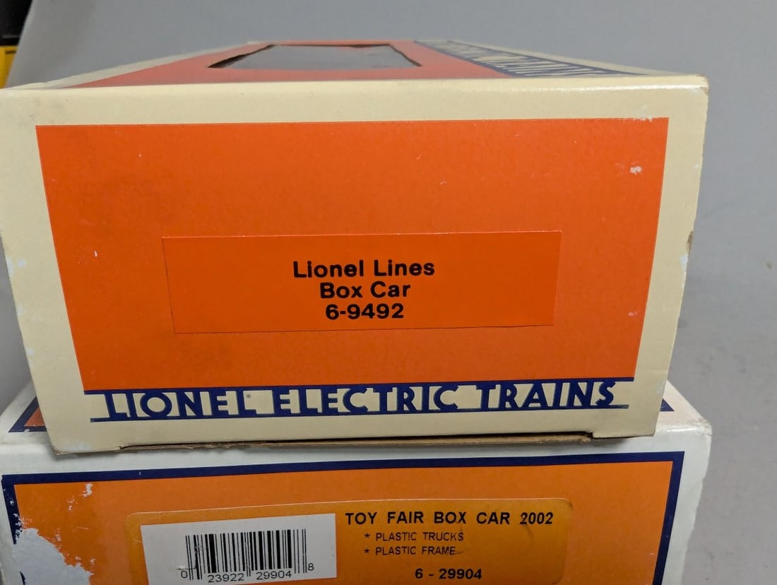 Lionel Model Train Box Cars Collection New York Toy Fair 2002 Lionel Lines 1986 - 5