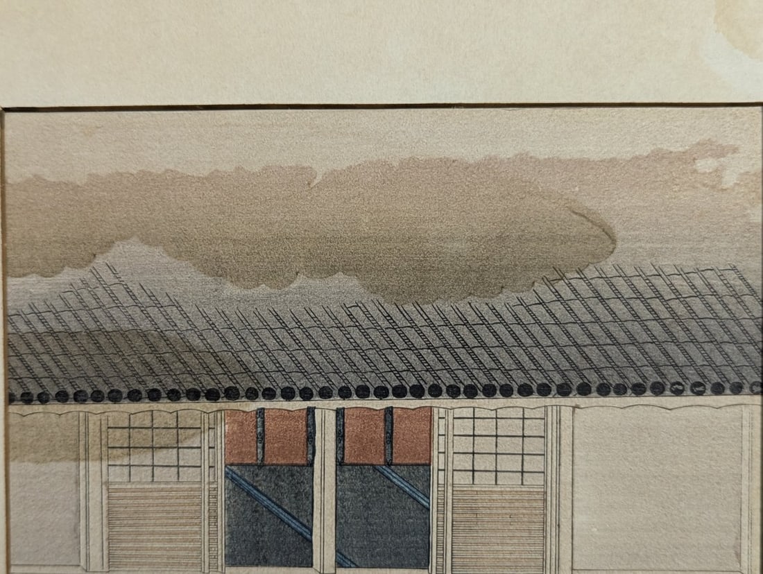 Katsushika Hokusai Japanese Print Dyers Quarter at Kanda Woodblock Artwork - 3