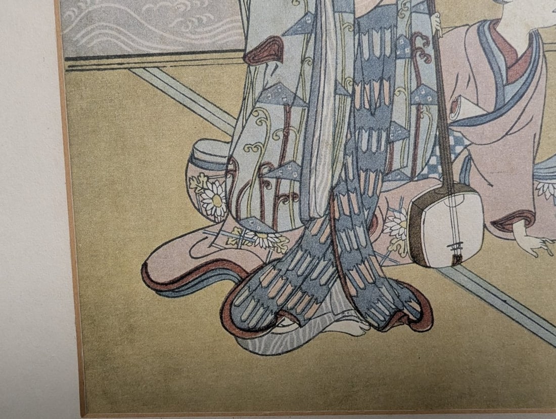 Suzuki Harunobu Woodblock Print of Monk Saigyo Reproduction - 7