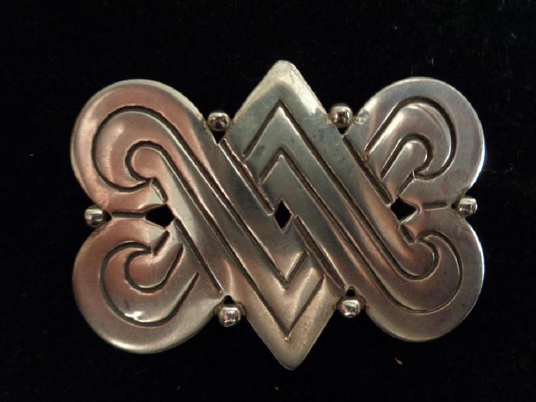 Hector Aguilar Taxco Mexican Sterling Pin Brooch (1 of 4)