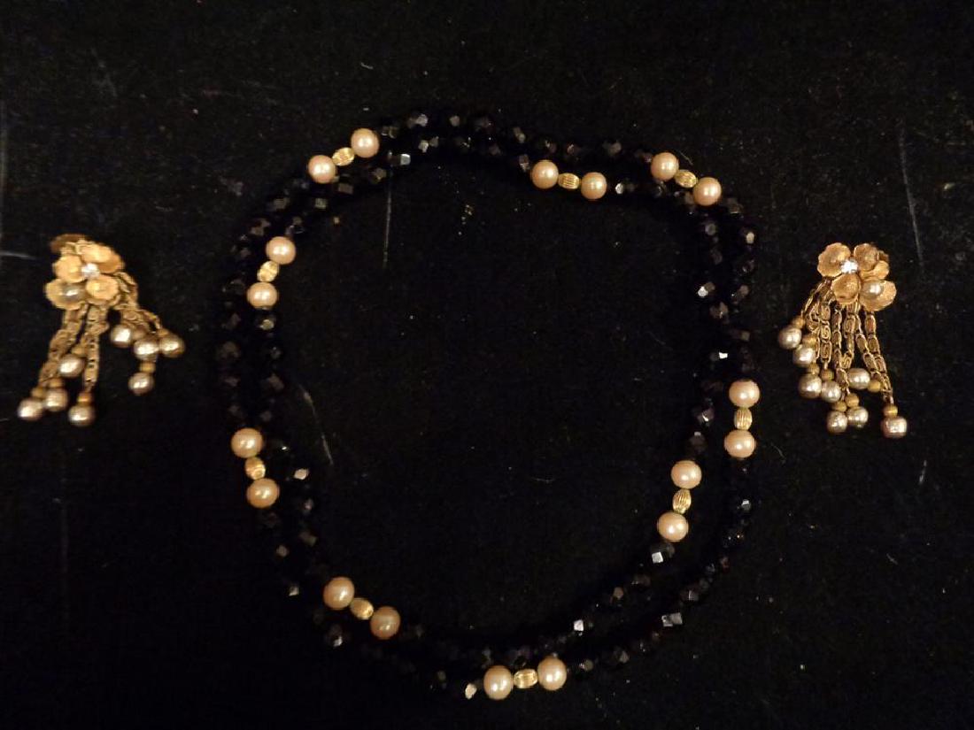 Miriam Haskell Earrings w/ Haskell Style Necklace (1 of 6)