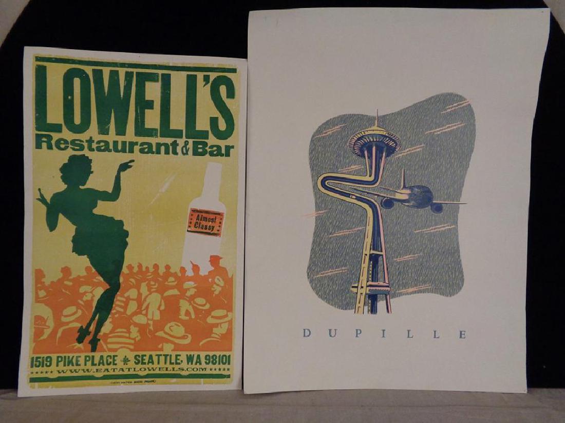 Two Seattle Theme Poster Prints (1 of 5)
