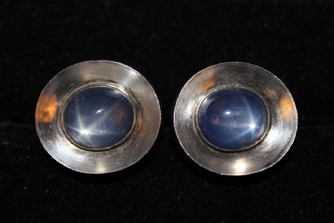 Antonio Pineda Taxco 970 Star Sapphire Cufflinks (1 of 5)