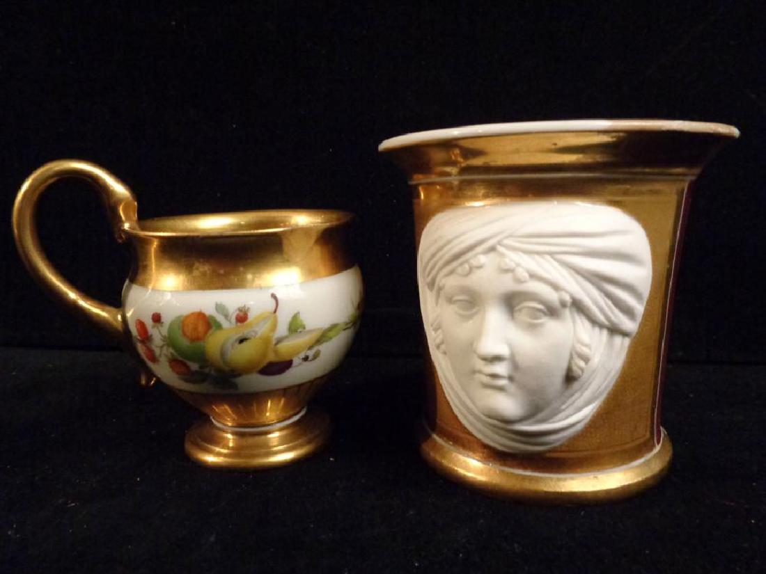 Antique Meissen & Old Paris Porcelain Empire Cups (1 of 6)